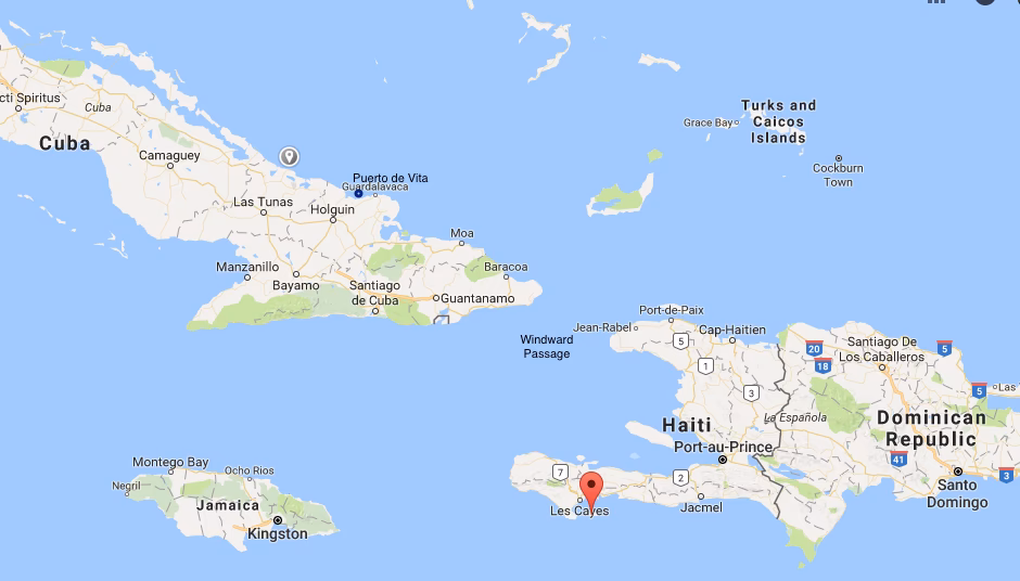 How much does it cost to travel from Cuba to Haiti?