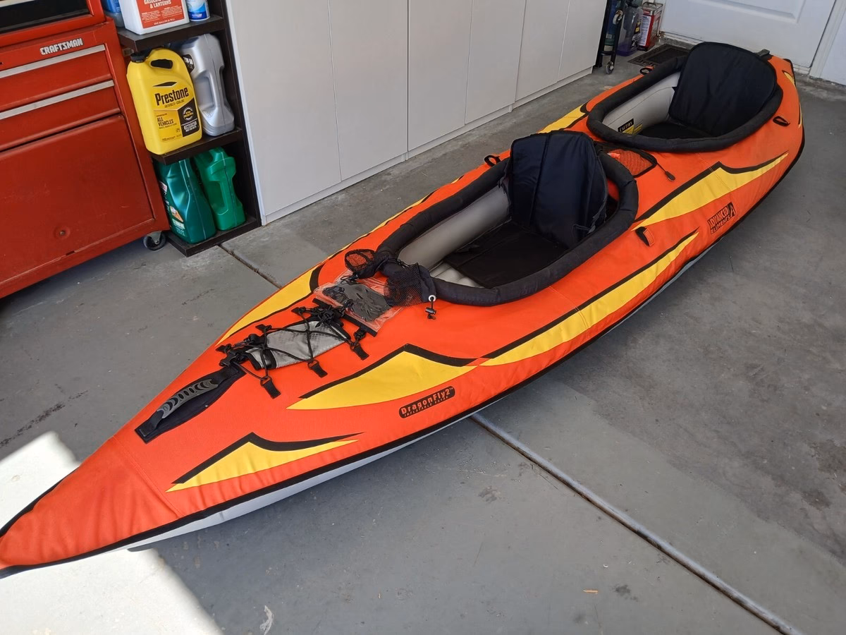 What types of kayaks does Dragon kayak offer?