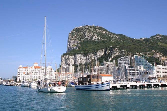 Who provides marine services at the port of Gibraltar?