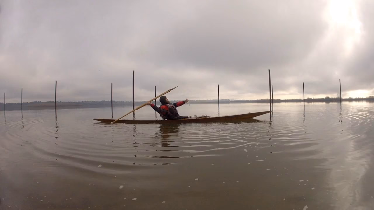 When was the last kayak built in Godthaab?