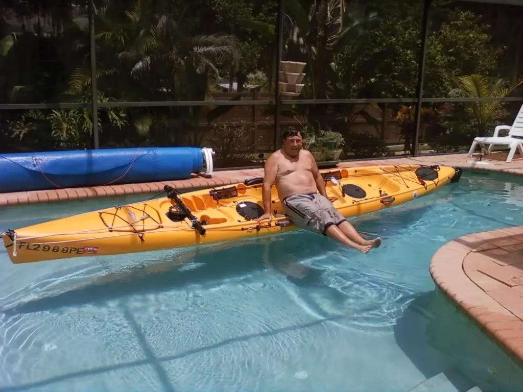 How can i Improve my balancing skills in a kayak?