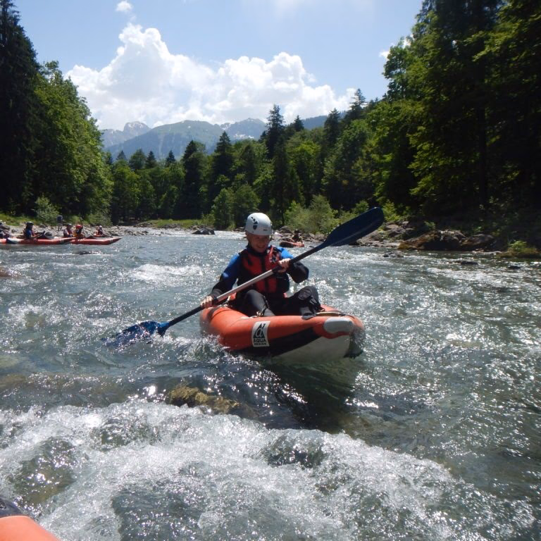 Wie groß ist ein Rafting Boot?