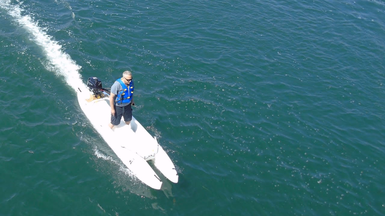 What is a portable catamaran kayak?