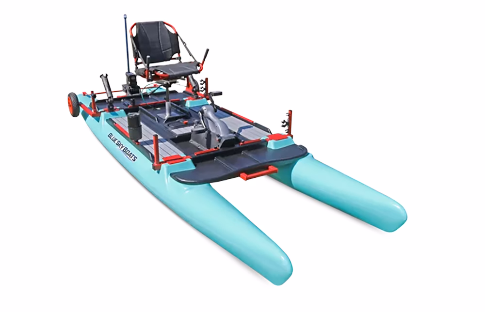 What is a portable catamaran kayak?