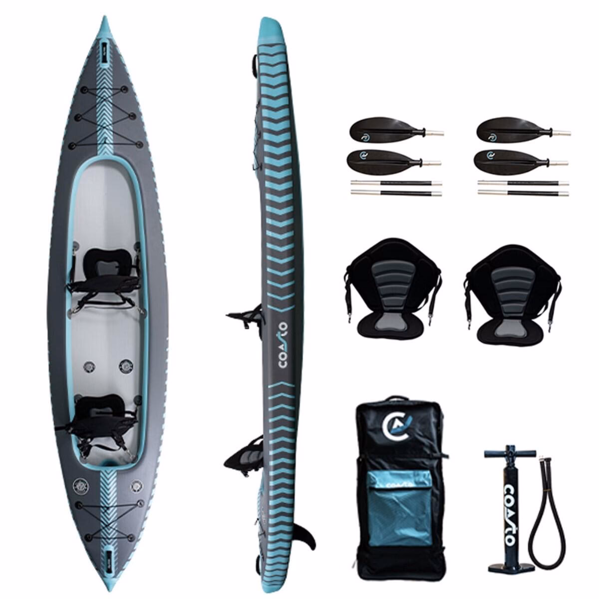 What is the maximum capacity of a kayak?