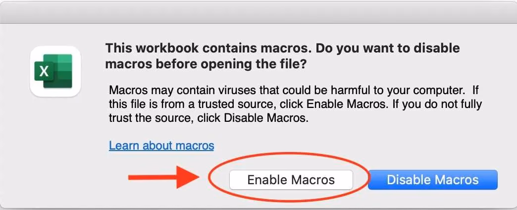 Can you use macros in Excel on Mac?